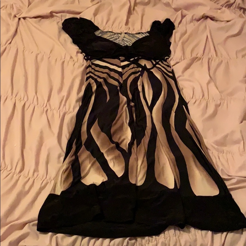 beautiful black and gold dress